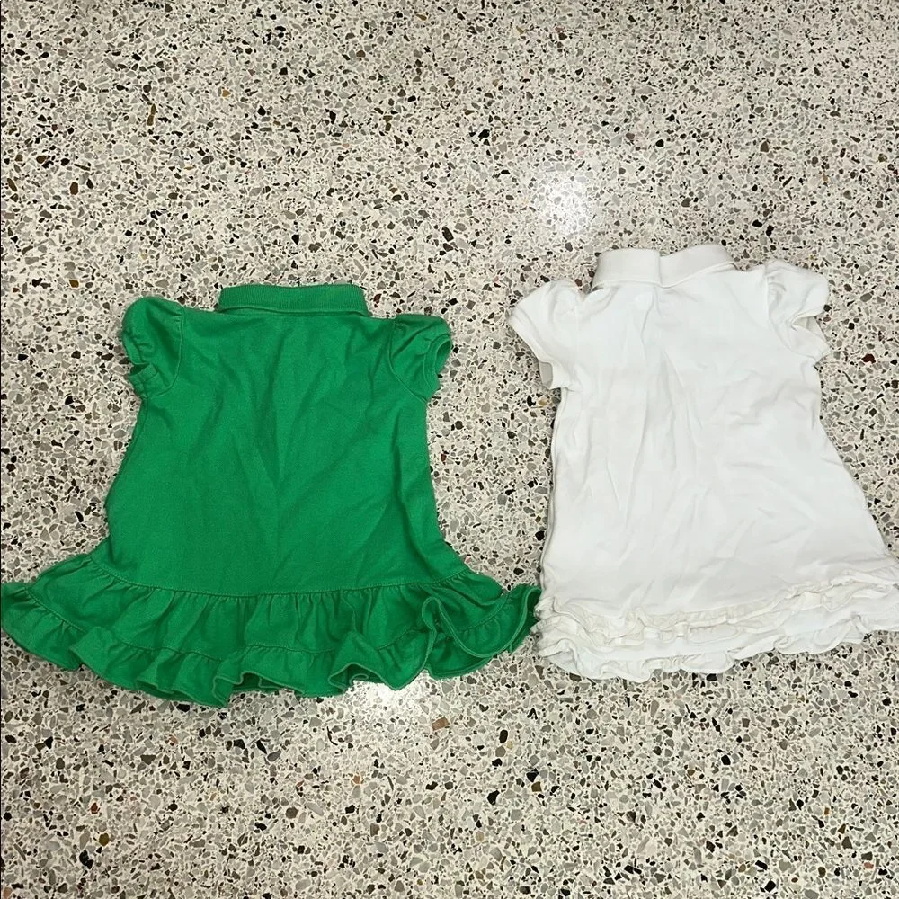 2 Ralph Lauren baby dresses cotton 9 month EUC
